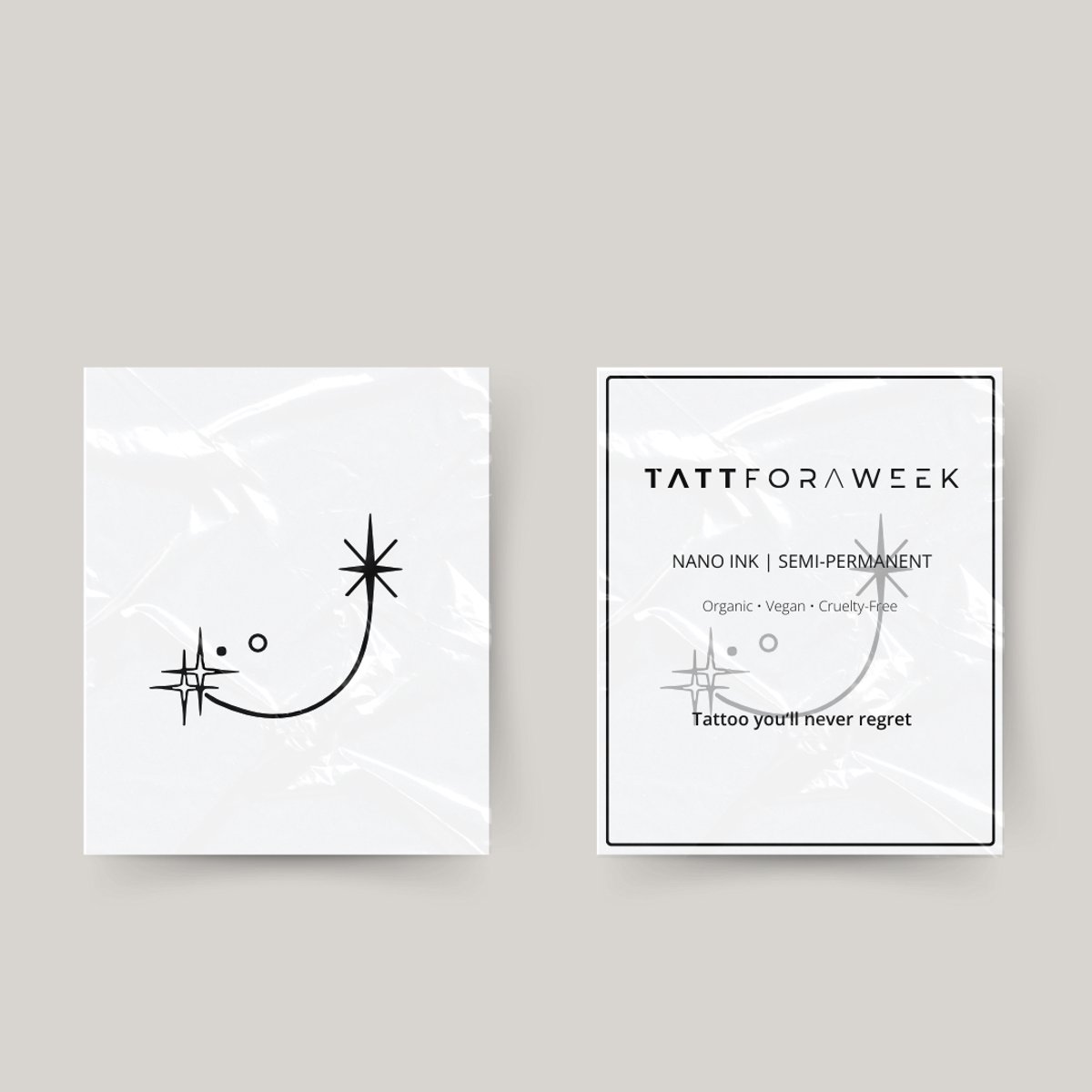 Tijdelijke tattoo capricorn sterren | Neptattoo volwassenen | Tijdelijke tattoo voor volwassenen | Temporary tattoo | Plaktattoos voor volwassenen | Neptattoos | Probeer zorgeloos een tattoo | tattforaweek